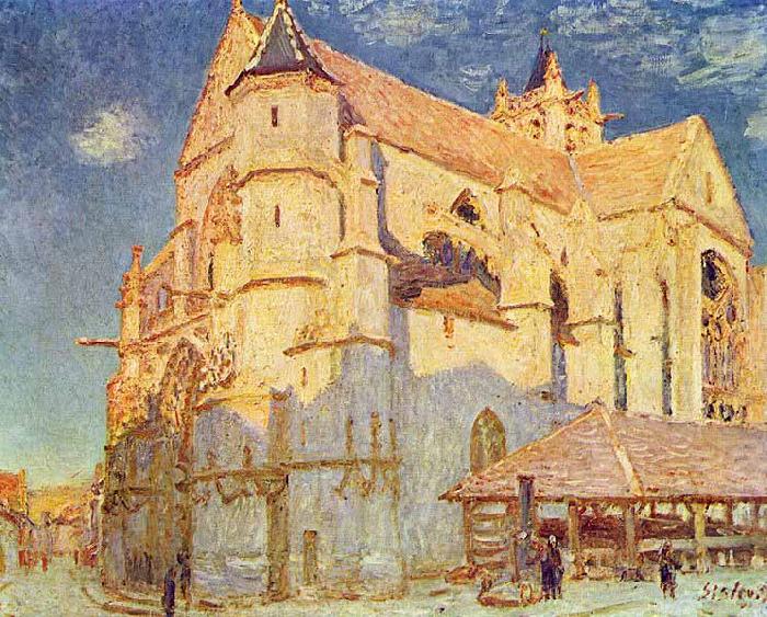 Alfred Sisley Kirche von Moret France oil painting art